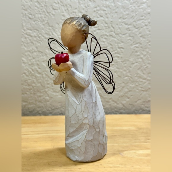 WILLOW TREE You’re The Best Angel With Apple Susan Lordi 2010 DEMDACO 5.25" - Picture 7 of 11